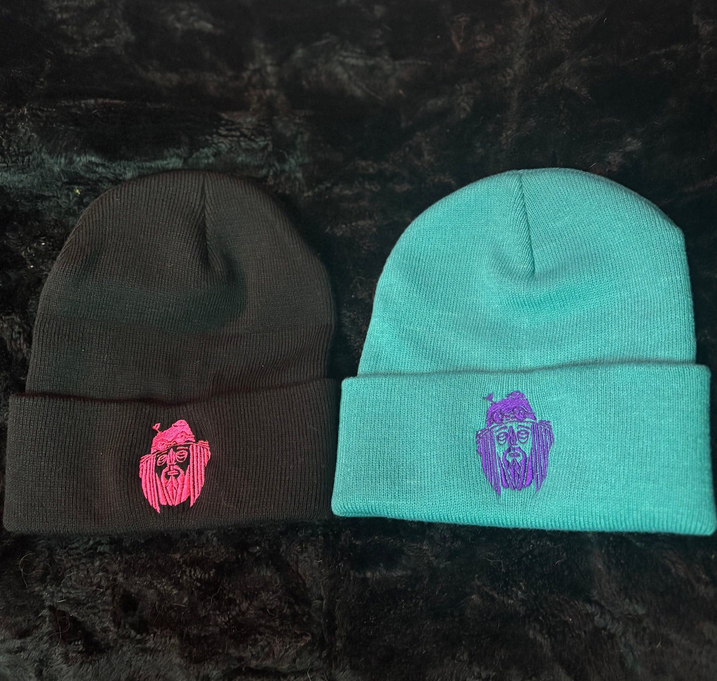 KirbyBright face logo beanie