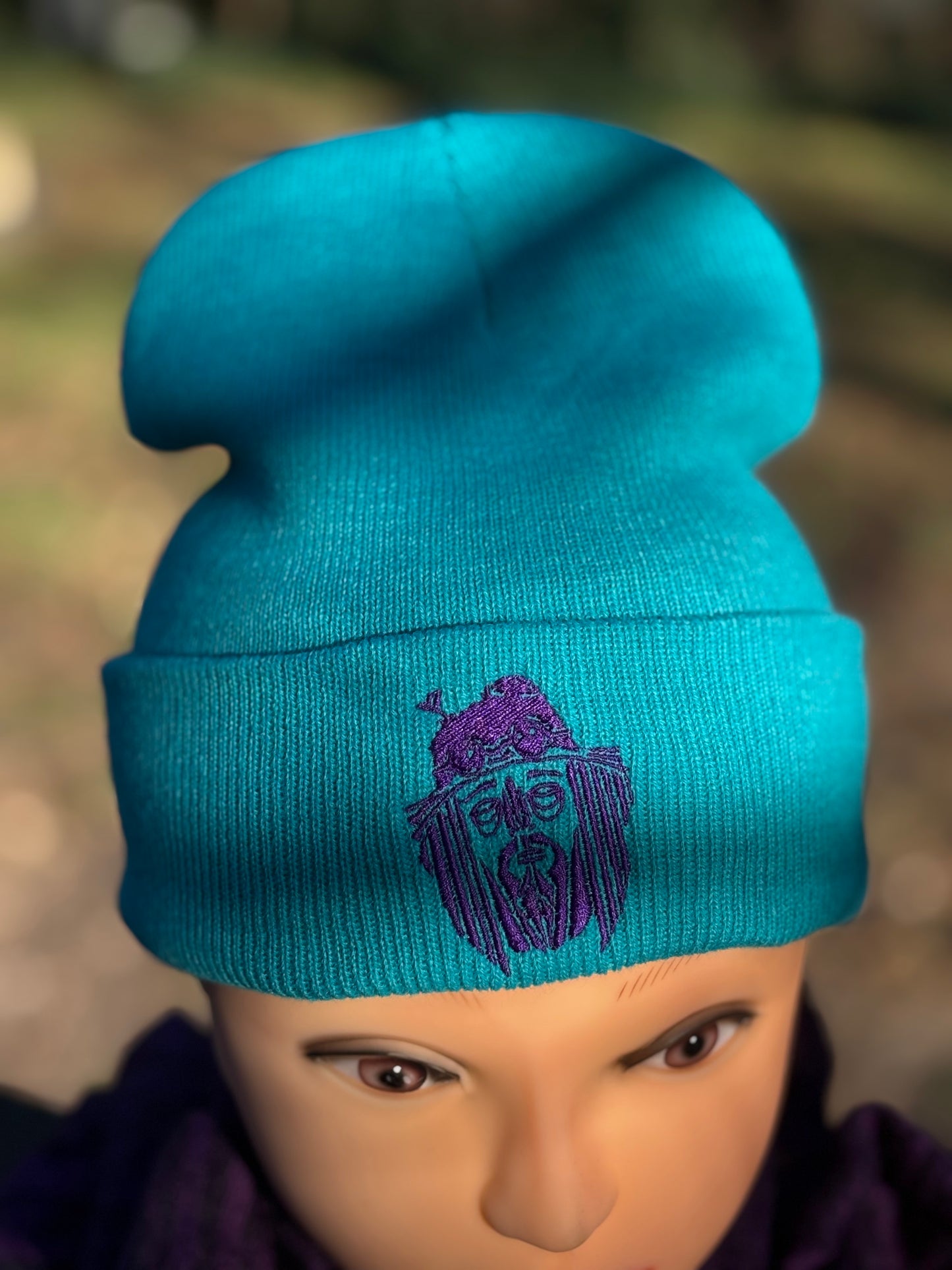 KirbyBright face logo beanie