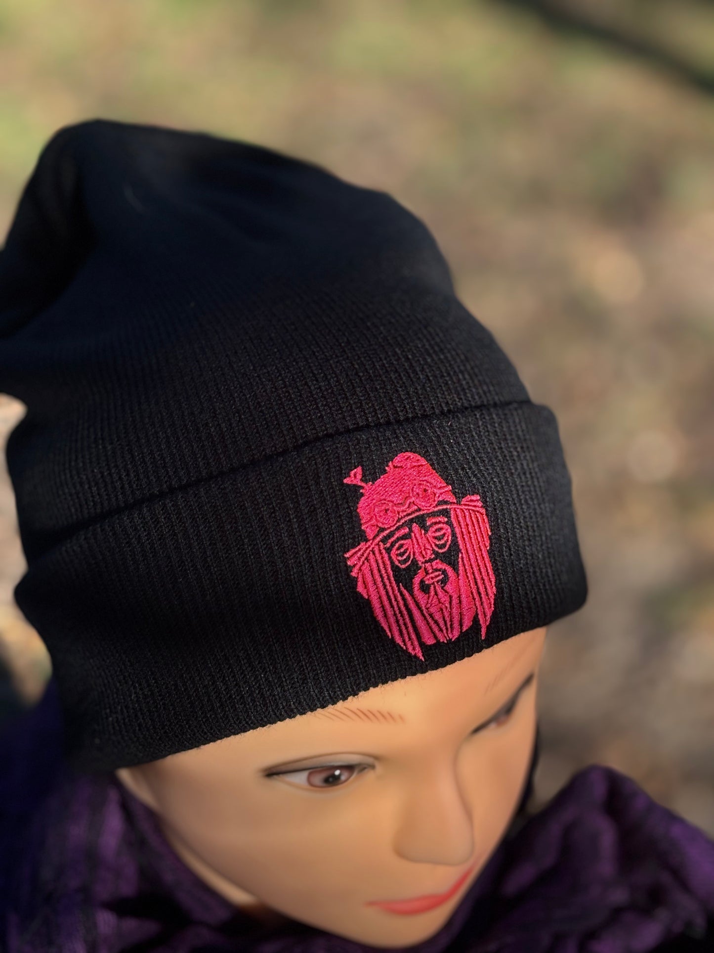 KirbyBright face logo beanie